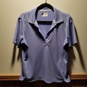 🍭IZOD Golf collared quarter buttoned short sleeved top